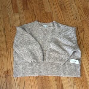 Cozy Beige Knit Sweater